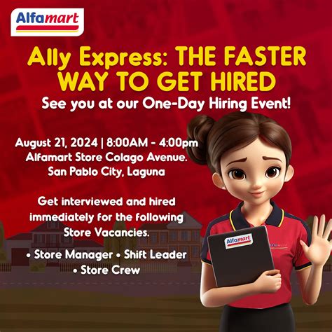 cashier, alfamart jobs in San Pablo City .